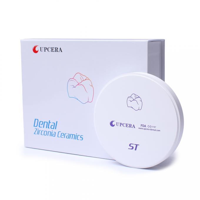 2.8g/Cm3 Translucent Anterior Dental Zirconia Block 100μg/cm2