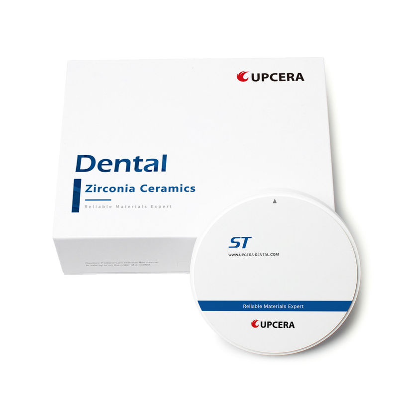 2.8g/Cm3 Translucent Anterior Dental Zirconia Block 100μg/cm2